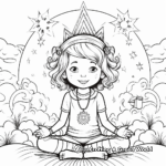 Energizing Yoga and Meditation Coloring Pages 2