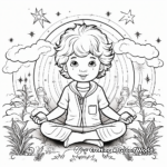Energizing Yoga and Meditation Coloring Pages 3