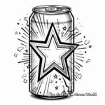 Energy Drink Can Coloring Sheets for Teens 2