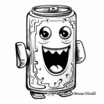 Energy Drink Can Coloring Sheets for Teens 4