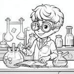 Engaging Chemistry Lab Coloring Pages 1