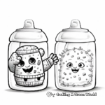 Engaging Hand Sanitizer vs Germs Coloring Pages 4