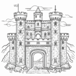 Enter the Castle: Medieval-Themed Printable Coloring Pages 4
