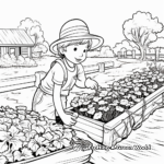 Enticing Herb Garden Coloring Pages 2