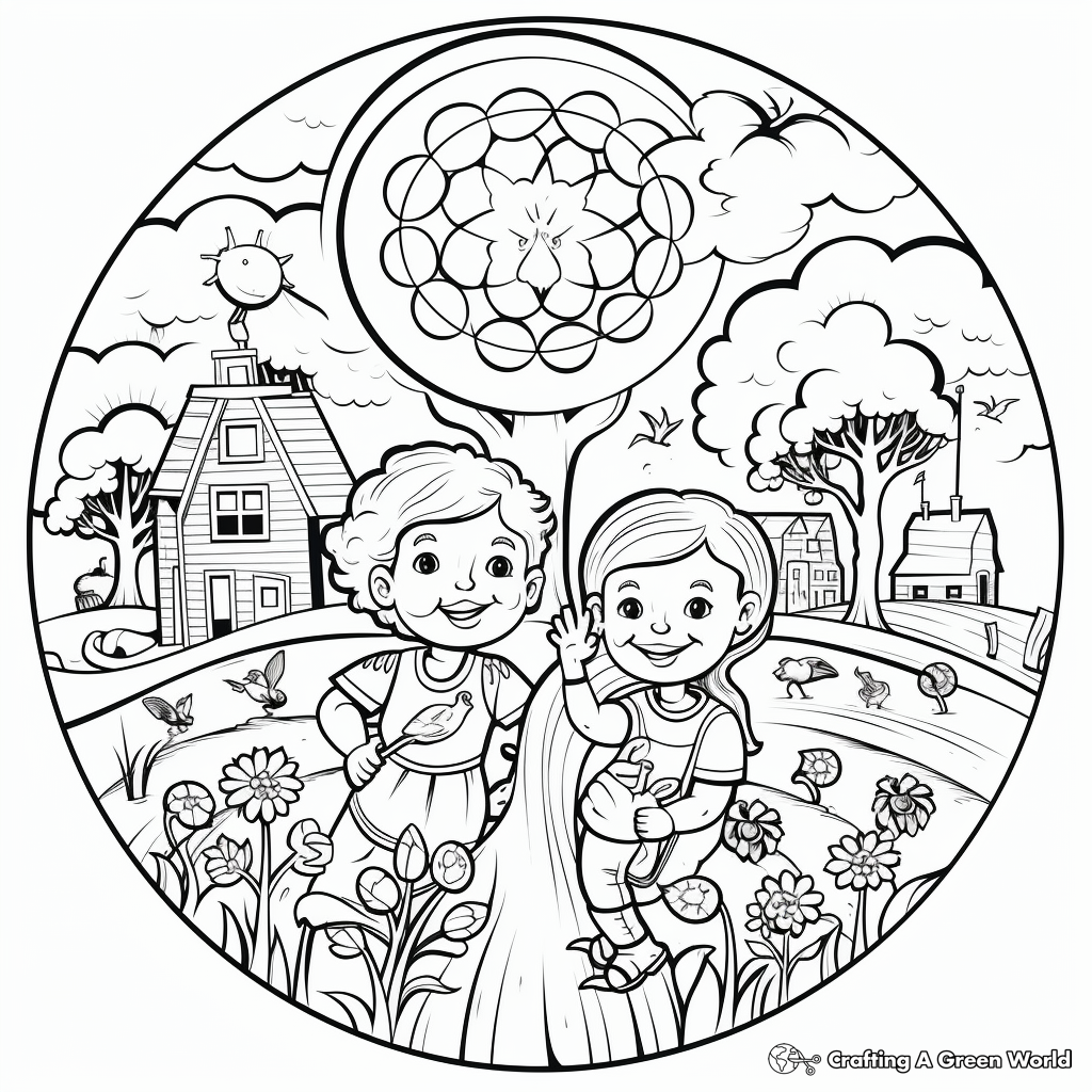 Environmental Earth Day April Coloring Pages 2