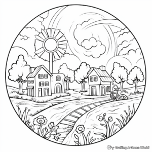 Environmental Earth Day April Coloring Pages 3