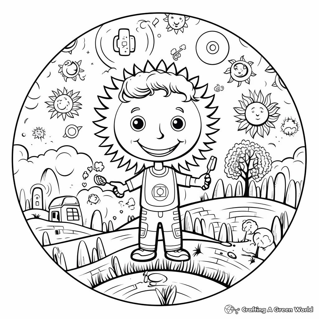 Environmental Earth Day April Coloring Pages 4