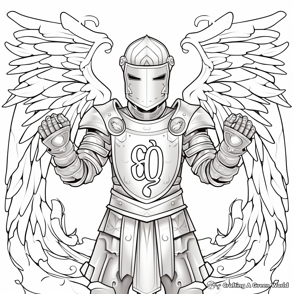 Ephesians 6:10-18 Themed Coloring Pages 1