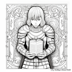 Ephesians 6:10-18 Themed Coloring Pages 2