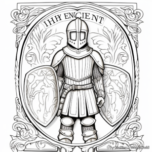 Ephesians 6:10-18 Themed Coloring Pages 3