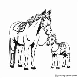 Equine Veterinary Care Coloring Pages 2