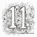 Exciting 11-20 Number Coloring Pages 1