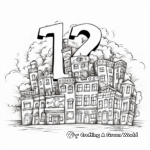 Exciting 11-20 Number Coloring Pages 2