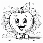 Exciting Apple Coloring Pages 3