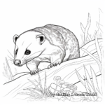 Exciting Badger Hunting Coloring Pages 3