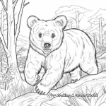 Exciting Bear Hunting Season Coloring Pages 4