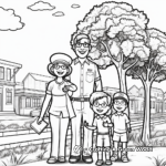 Exciting Community Arbor Day Coloring Pages 1