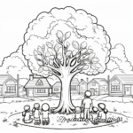 Exciting Community Arbor Day Coloring Pages 4