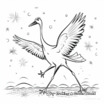 Exciting Dancing Flamingo Coloring Pages 3
