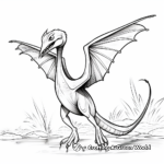 Exciting Dimorphodon Hunt Coloring Sheets 3
