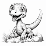 Exciting Dinosaur Fossils Coloring Pages 3