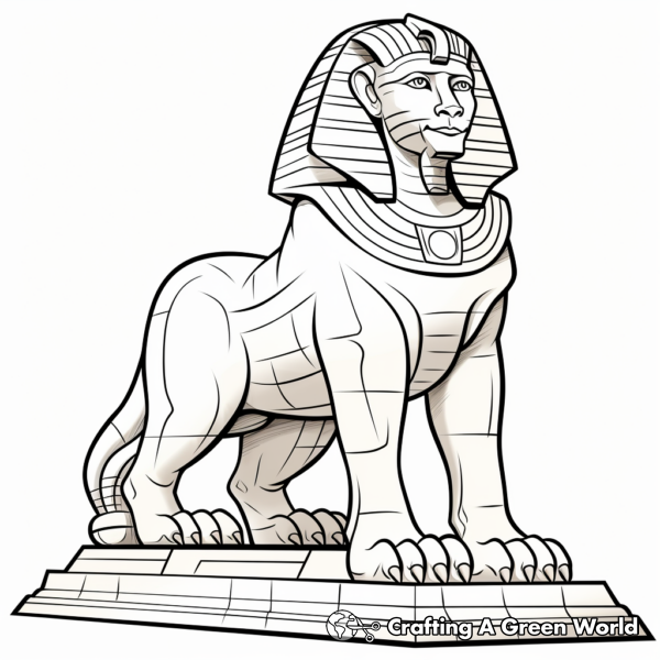 Egyptian Coloring Pages - Free & Printable!