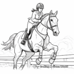 Exciting Equestrian Events at The Olympics Coloring Pages 2