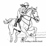 Exciting Equestrian Events at The Olympics Coloring Pages 3