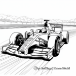 Exciting Formula 1 Race Car Coloring Pages 1