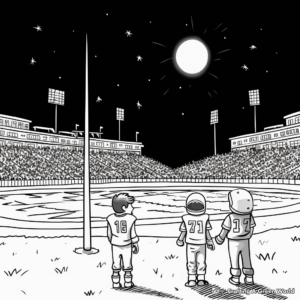 Exciting Friday Night Lights Coloring Pages 1