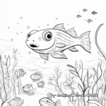 Exciting Frog Life Cycle Adaptation Coloring Pages 2