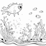 Exciting Frog Life Cycle Adaptation Coloring Pages 3