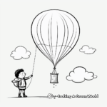 Exciting Helium Balloon Coloring Pages 2