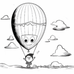 Exciting Helium Balloon Coloring Pages 3