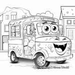 Exciting Ice Cream Truck Coloring Pages 4