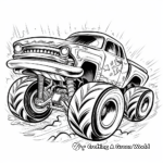 Exciting Monster Truck Coloring Pages 3