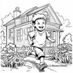 Exciting Outdoor Spring Activities Coloring Pages 4