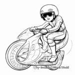 Exciting Racing Saddle Coloring Sheets 2