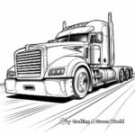 Exciting Racing Truck Coloring Pages for Speed Lovers 4