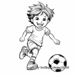 Exciting Soccer Coloring Pages 1