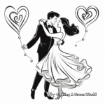 Exciting Wedding Dance Coloring Pages 3