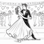 Exciting Wedding Dance Coloring Pages 4