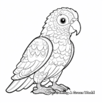 Exotic Amazon Parrot Coloring Pages 2