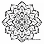 Exotic Indian Mandala Coloring Pages 2