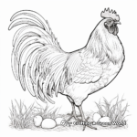 Exotic Jungle Fowl Coloring Pages 2