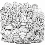 Exotic Jungle Plant Coloring Pages 3