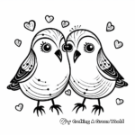 Exotic Love Bird Species Coloring Pages 2
