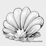 Exotic Manila Clam Coloring Pages 3