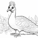 Exotic Peacock Coloring Pages with Detailed Patterns 4