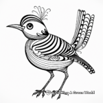 Exotic Printable Bird Coloring Pages 1